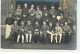 Carte Photo à Identifier - Groupe De Jeunes Gens Certains En Uniformes Et D'autres Déguisés - A Identifier