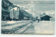 BOURG-D'OISANS - La Gare, L'Hôtel De L'Oberland Et La Chaîne De Belledonne - Bourg-d'Oisans