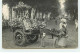 Carte Photo - Enfants Dans Une Charette Fleurie Tirée Par Un âne - Fête Des Fleurs, Jersey ? - Da Identificare