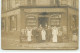 Carte Photo PUTEAUX - Epicerie Du Marché - Angle De La Rue De Paris Et Du Marché - Puteaux