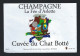 Etiquette Champagne Cuvée Du Chat Botté La Fée D'Arlette Arsonval Marne 51 - Champagne