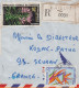 Lettre Recommandée Avec  A.R. De BATOURI Cameroun 1971 Avec 4 Timbres Pour 93 SEVRAN - Kameroen (1960-...)