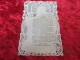 Holy Card Lace,kanten Prentje, Santino, Edit Bouasse Lebel Nr 1225 - Devotieprenten