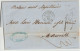 1858 - LETTRE De NAPLES - ENTREE D.SICILES S.E MARSEILLE ! BATEAU DIRECT NAPOLITAIN ! => MARSEILLE - Maritime Post