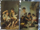 LOT 2X Cpa LITHO STENGEL ILLUSTRATEUR MURILLO ENFANT ENFANTS MELONENESSER  ET JEU WURFELSPIELER - Museos