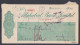 Inde British India 1956 The Allahabad Bank Check, Cheque - Covers & Documents