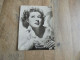 GREER GARSON Star Vedette Célébrité Cinéma Photographie 23 X 17 Offerte Par La Chocolaterie Clovis à Veviers Chocolat - Berühmtheiten