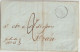 1845 - GIBRALTAR - LETTRE AVEC TRES RARE ENTREE OUTREMER PAR ORAN ! (IND 19) => ALGERIE - Poste Maritime