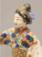 -ANCIENNE STATUETTE GEISHA CERAMIQUE à RESTAURER COLLECTION Déco VITRINE    E - Art Asiatique