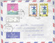 Postzegels > Azië > Syrië > Aangetekende Luchtpostbrief Met 5 Postzegels *17887) - Syrie