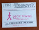 #14    TARZAN  Panini Sticker (Printed In Yugoslavia - Decje Novine) RARE - Autres & Non Classés