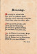 TH3632   --   SONNENTAGE .........   SPRUCHKARTE  --  SAYING CARD  --   OTTO P,  --  1920 - Other & Unclassified