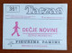 #14 TARZAN Panini Sticker (Printed In Yugoslavia - Decje Novine) RARE - Sonstige & Ohne Zuordnung