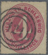 Schleswig-Holstein - Marken Und Briefe: 1864, Ziffer Im Oval, 4 S Karminrot, Sau - Autres & Non Classés