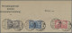Deutsches Reich - Germania: 1919 Kriegsdruck 3 M. (26:17 Zähnungslöcher), 2 M. U - Altri & Non Classificati