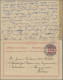 Deutsche Post In China - Ganzsachen: 1901, 10/10 Pf. Reichspost Karmin GA-Doppel - Chine (bureaux)