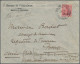 Deutsche Post In China - Besonderheiten: 1901/1903 Drei Besondere Belege: Ansich - Chine (bureaux)