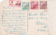 CHINE ,par Avion ,voir Affranchissement Sur Carte Postales 2 Exemplaires ,1 En Mauvais Etat - 1912-1949 Republic