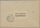 Berlin: 1949, Rotaufdruck 2 DM Vom Linken Bogenrand Und 25 Pfg. Auf R-Brief Von - Briefe U. Dokumente