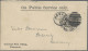 Australia: 1898/1934, Five Entires: Tasmania OPS Only Envelope Marked "Secretary - Collections