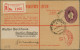 Delcampe - Australia - Postal Stationery: 1920/1928, Registration Envelopes KGV: Sideways 5 - Entiers Postaux