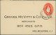 Delcampe - Australia - Postal Stationery: 1920/1928, Registration Envelopes KGV: Sideways 5 - Ganzsachen