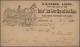 United States - Postal Stationary: 1875/1900 (ca.), Advertisement Imprints, Sele - Sonstige & Ohne Zuordnung