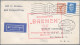 Delcampe - Air Mail - Germany: 1912/1987, Inhaltsreiche Partie Von Ca. 210 Briefen Und Kart - Airmail & Zeppelin