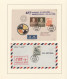 Air Mail: 1960/1998, Album With Approx. 100 First Flight Covers To And From Japa - Autres & Non Classés