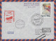 Delcampe - Air Mail: 1964/1998, Album With Approx. 76 Flight Documents To And From Japan Of - Autres & Non Classés