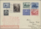 Zeppelin Mail - Germany: 1910/42 (ca.), Ca. 110 Belege Zeppelin- Und Flugpost, D - Luft- Und Zeppelinpost