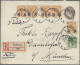 Denmark - Postal Stationery: 1880/1960 (ca.), Lot Of Seven Used Stationeries, Sl - Entiers Postaux