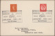 Great Britain - Post Marks: 1955/1967, Balance Of Apprx. 156 Entires Bearing Cel - Poststempel