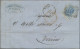 Italy: 1855/1880 (approx.), About 200 Folded Letters Mostly Addressed For Turin, - Collections