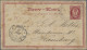 Norway - Postal Stationery: 1877/1903, Group Of Four Commercially Used Stationer - Entiers Postaux