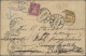 Norway - Postal Stationery: 1877/1903, Group Of Four Commercially Used Stationer - Entiers Postaux