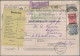 Österreichische Post In Der Levante: 1905/1907, Lot Von Drei Paketkarten Mit Hoh - Oriente Austriaco