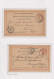 Delcampe - Österreich - Ganzsachen: 1890-1898, Franz-Josef, Postkarten 2 Kr. Braun Inkl. Fe - Andere & Zonder Classificatie