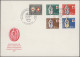 Delcampe - Schweiz: 1937/1959, Saubere Sammlung Von 34 Belegen, Meist FDCs, Mit Ausschließl - Verzamelingen