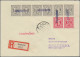 Nachlässe: 1945/1954, DEUTSCHLAND NACH 1945, Nachlass-Bestand Mit über 130 Brief - Lots & Kiloware (min. 1000 Stück)