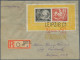 Nachlässe: ZONEN/BRD/BERLIN/DDR 1946/1972, Nachlass-Briefposten Mit Briefen, Kar - Vrac (min 1000 Timbres)