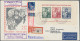 Nachlässe: ZONEN/BRD/BERLIN/DDR 1946/1972, Nachlass-Briefposten Mit Briefen, Kar - Vrac (min 1000 Timbres)