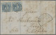 Bayern - Marken Und Briefe: 1852/1861, Quadratausgabe 3 Kr. Blau, Partie Von 28 - Sonstige & Ohne Zuordnung