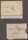 Delcampe - Bremen - Vorphilatelie: 1822/67, Kleine Briefsammlung Mit Markenlosen Belegen Mi - Préphilatélie