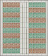 Deutsches Reich - Markenheftchenbogen: 1936/1937, HINDENBURG, MHB 38 Bis 45, Pos - Cuadernillos