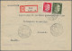 Delcampe - Dt. Besetzung II WK - Ostland: 1941/44, Kleiner Briefposten Von Ca. 64 Belegen S - Occupation 1938-45