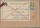 Berlin: 1949/1951, Partie Von Neun Briefen/Karten, Dabei 1 DM Stephan Als Portog - Lettres & Documents
