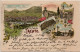 Un Saluto Da Trento - Litho  Viaggiata 1897 Perfetta - Trento