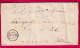 CURSIVE 46 LE PONT DE MONTVERT LOZERE CAD TYPE 15 FLORAC POUR LILLE NORD 1852 INDICE 18 LETTRE - 1801-1848: Vorläufer XIX