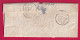 N°14 PC 2694 LA ROCHE CANILLAC CORREZE CAD TYPE 22 POUR PLEAUX CANTAL LETTRE - 1849-1876: Période Classique